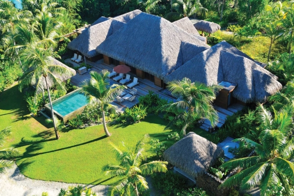 Three Bedroom Beachfront VIlla Estate Bora Bora