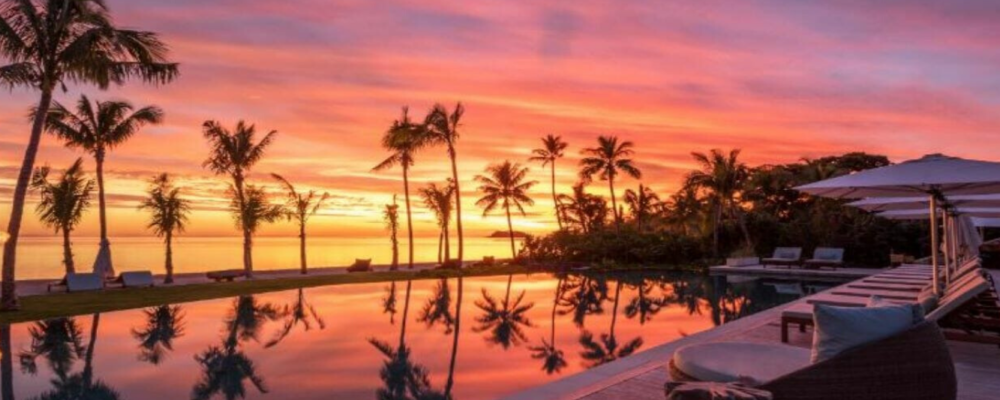 Six Senses Fiji Sunset